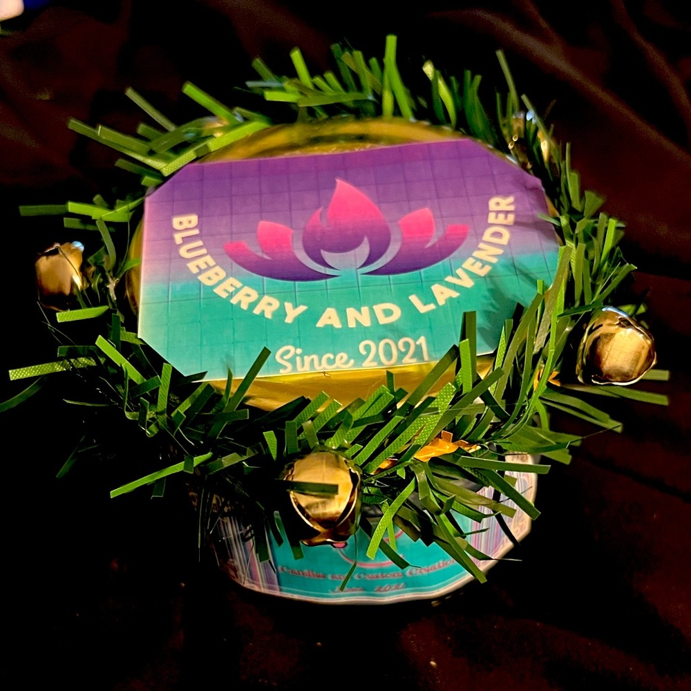 Homemade Christmas candles